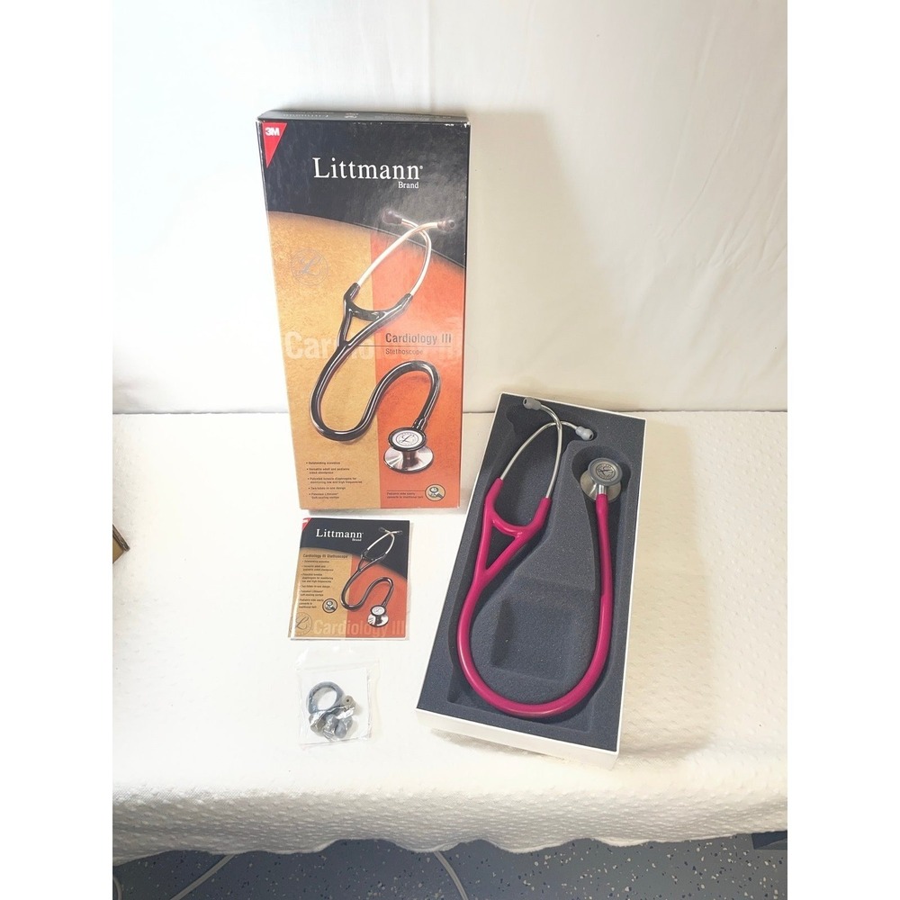 Littmann Cardiology 3 Magenta NIB stethoscope